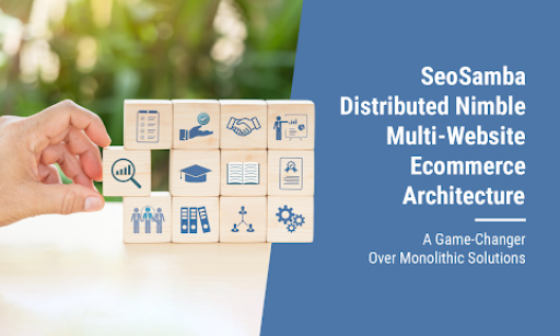 Architecture de Commerce Électronique Distribué et Agile de SeoSamba : Un Changement Majeur par Rapport aux Solutions Monolithiques