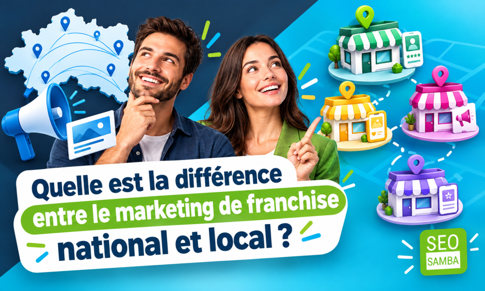 Quelle est la diff&eacute;rence entre le marketing de franchise national et local ?