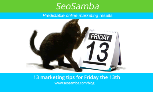 13 Awesome Marketing Tips for Friday The 13th